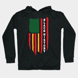 US Flag Black History African American History Hoodie